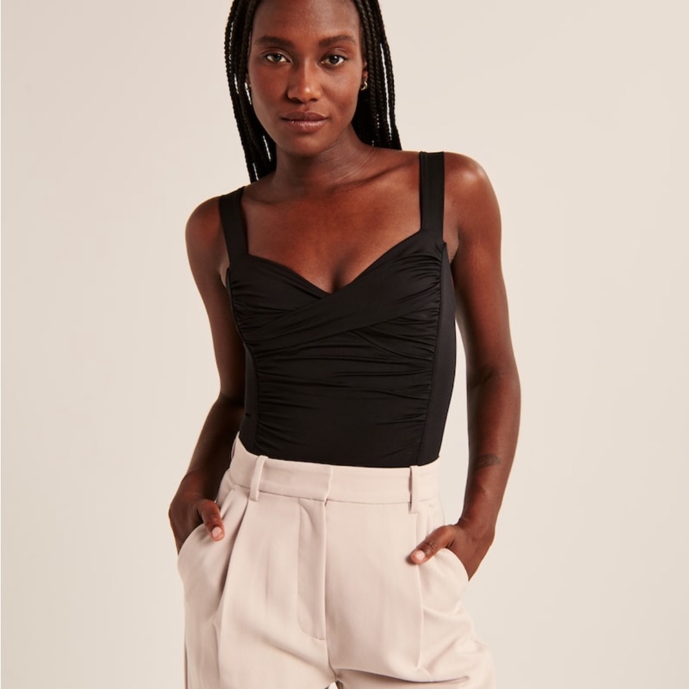 Abercrombie Seamless Ruched Bodysuit